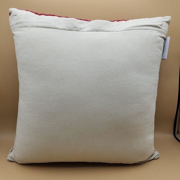 Santa Claus Christmas Pillow Beaded 34th & Pine Xmas Holiday Decor 14" Square - Picture 2 of 13